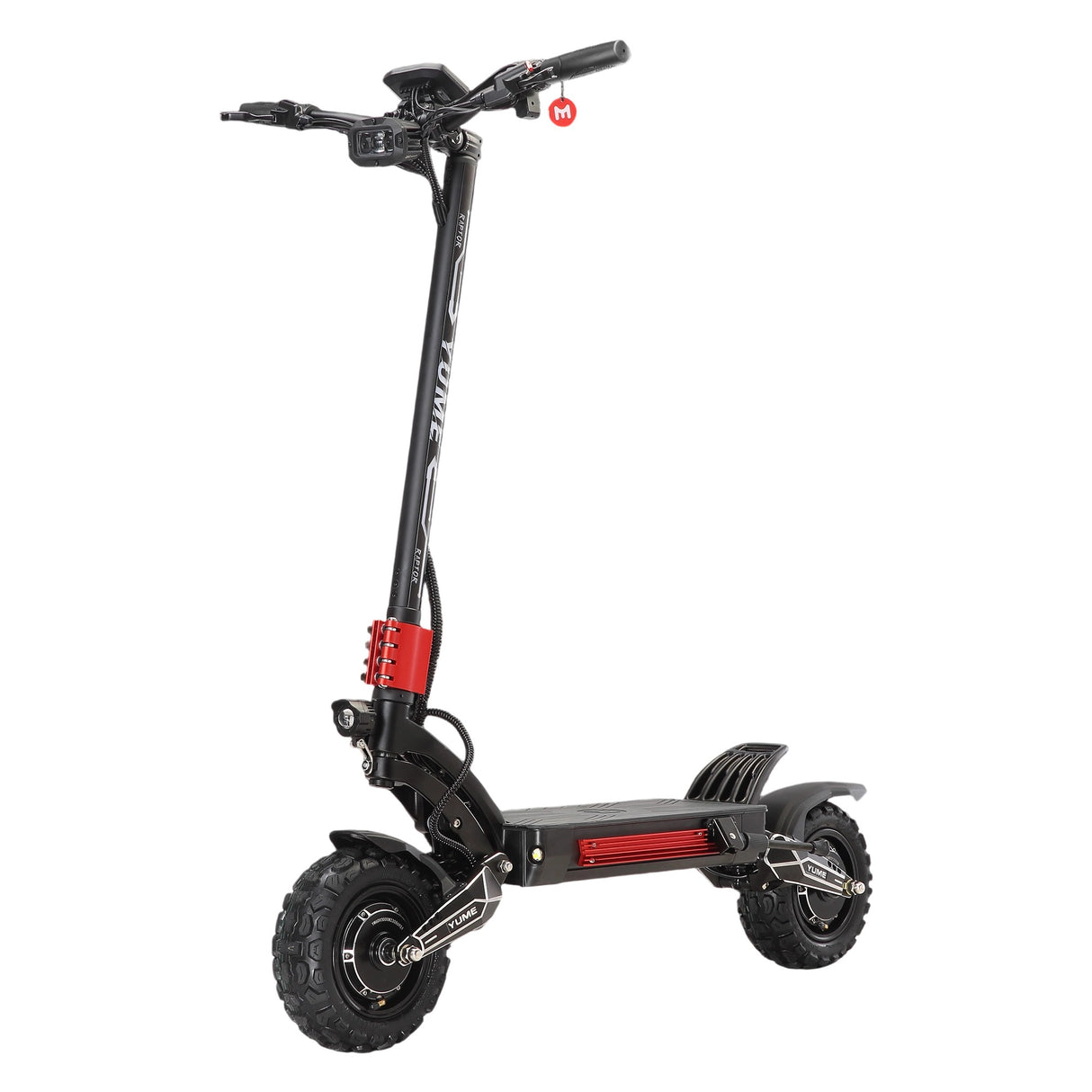 YUME Raptor 11" Trottinette électrique tout-terrain 3000W*2 Moteurs doubles 60V 27Ah/30Ah Batterie