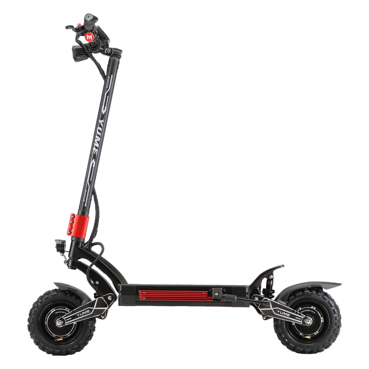 YUME Raptor 11" Trottinette électrique tout-terrain 3000W*2 Moteurs doubles 60V 27Ah/30Ah Batterie