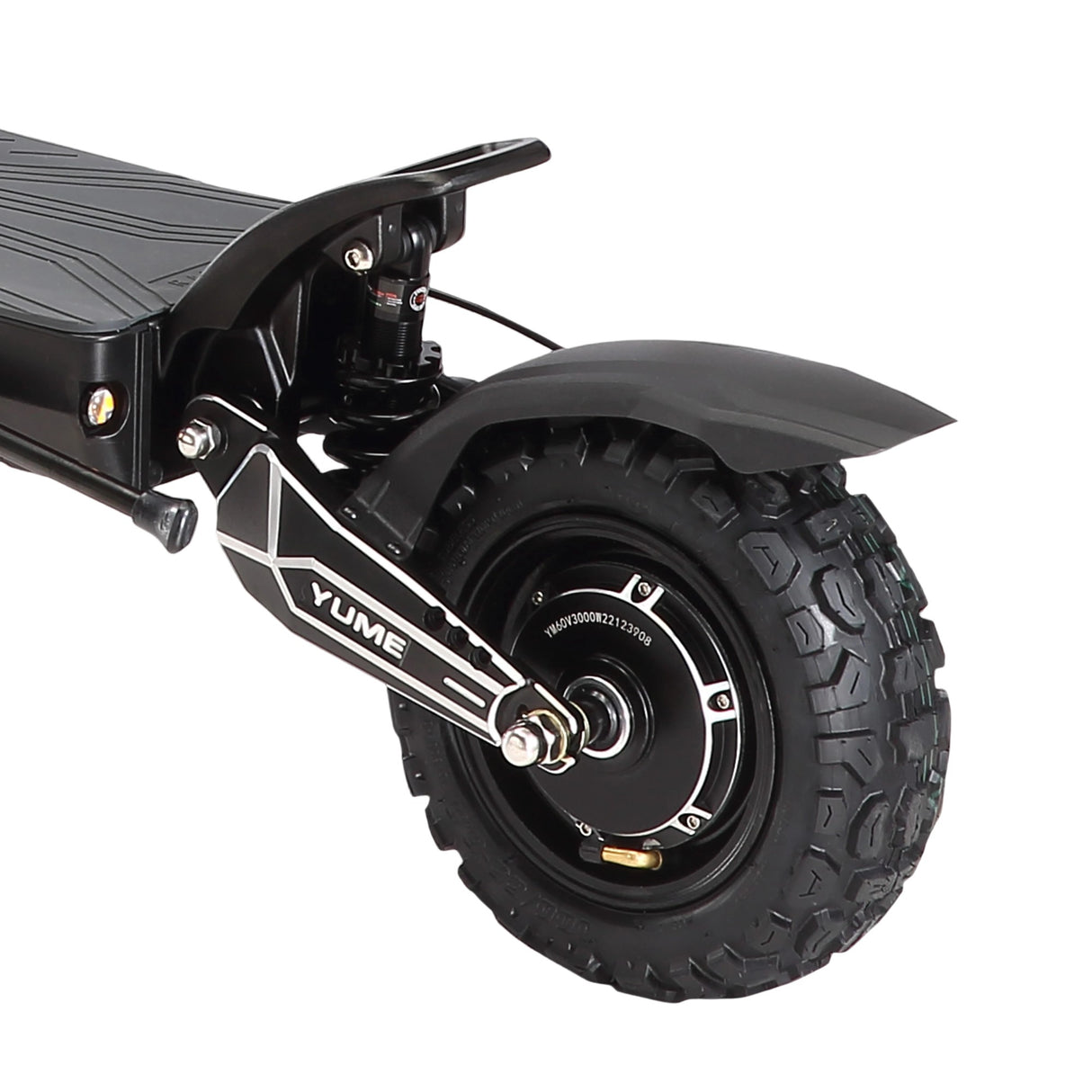 YUME Raptor 11" Trottinette électrique tout-terrain 3000W*2 Moteurs doubles 60V 27Ah/30Ah Batterie