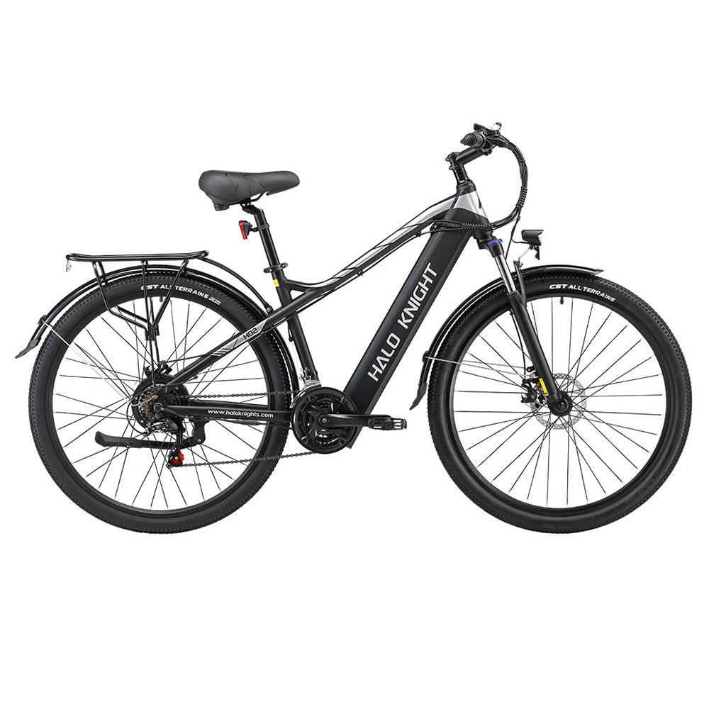 Bicicleta de montaña eléctrica HALO KNIGHT H02 de 29 pulgadas, motor sin escobillas de 750 W, batería de 48 V y 16 Ah