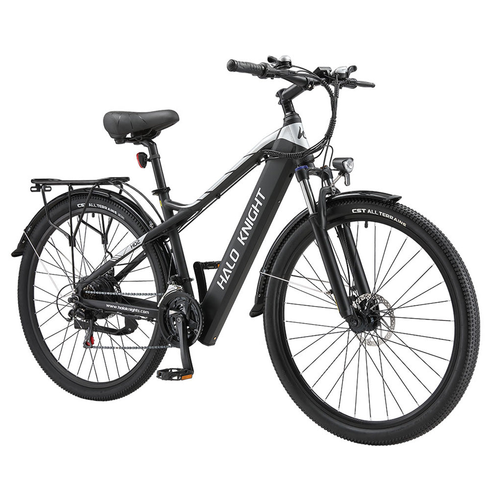Bicicleta de montaña eléctrica HALO KNIGHT H02 de 29 pulgadas, motor sin escobillas de 750 W, batería de 48 V y 16 Ah