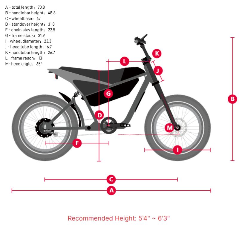 HIMIWAY C5 20" Moto électrique 750W Moteur 48V 20Ah Batterie