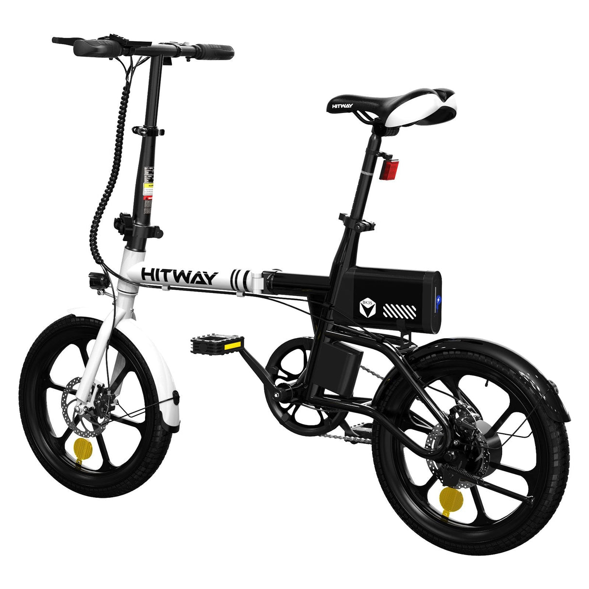 Hitway BK35 16" Vélo électrique pliant 250W Moteur 36V 6Ah Batterie