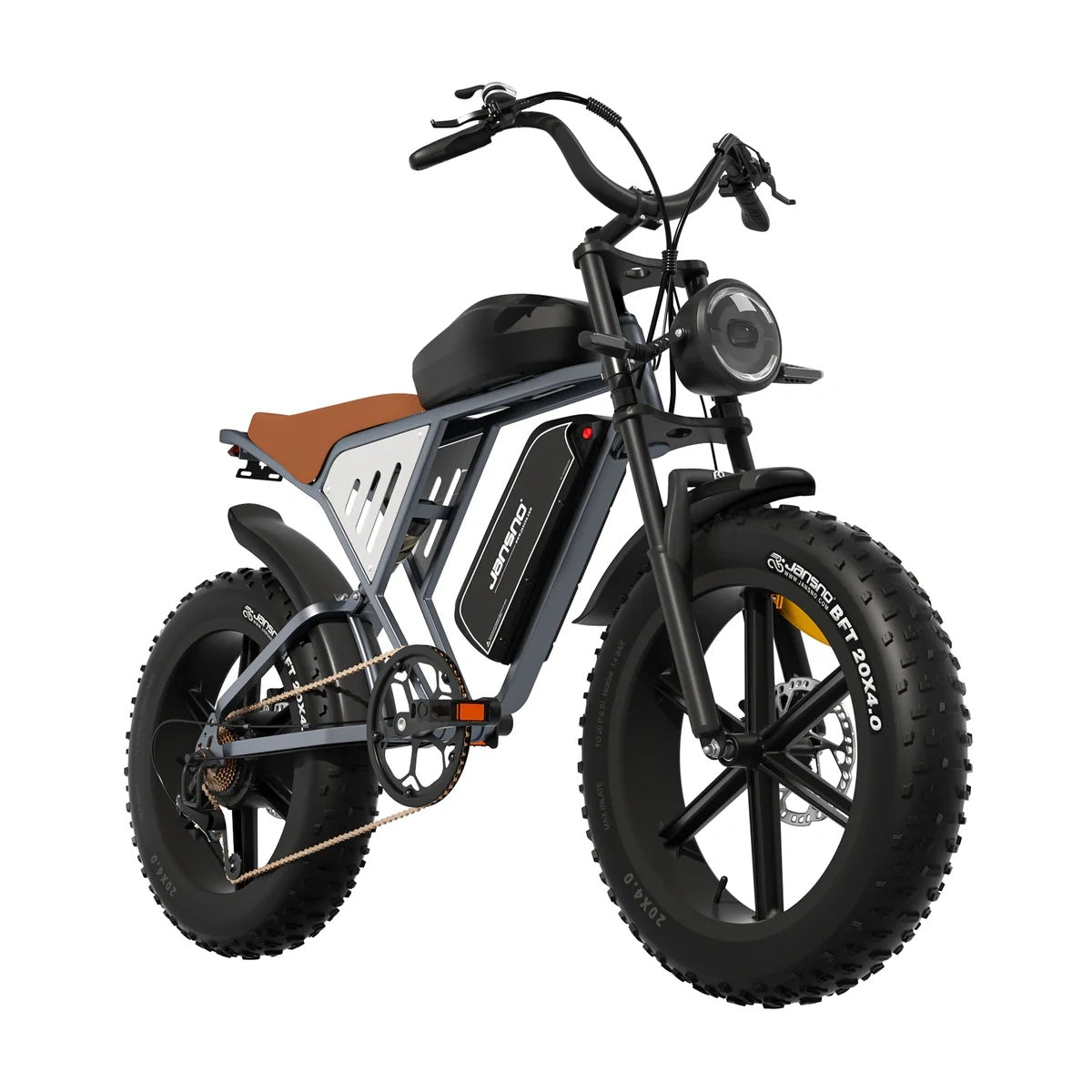 JANSNO X70 20" Vélo électrique Fat Tire 750W*2 Dual Motor 48V 14Ah+20Ah Dual Battery