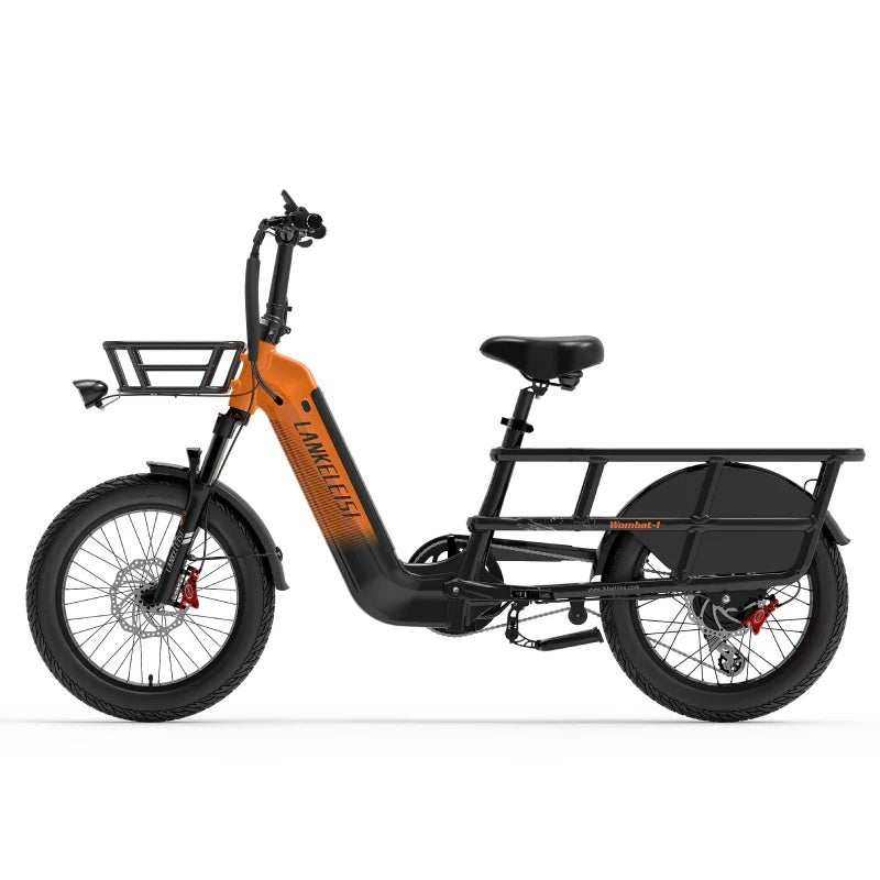 LANKELEISI Wombat-1 20" Vélo cargo électrique Moteur 1000W 48V 20Ah Batterie