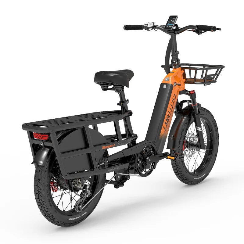 LANKELEISI Wombat-1 20" Vélo cargo électrique Moteur 1000W 48V 20Ah Batterie