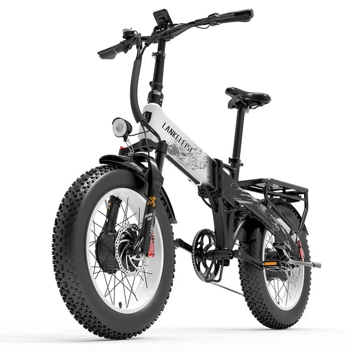 LANKELEISI X2000 MAX 20" Vélo électrique pliant 2000W Dual Motor 1000W*2 48V 20Ah Batterie