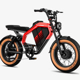 LUCKEEP M5 Ultra 20" Motocyclette Électrique Tout Terrain 1000W*2 Moteurs Doubles 52V 20Ah+20Ah Batterie