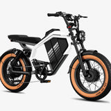 LUCKEEP M5 Ultra 20" Motocyclette Électrique Tout Terrain 1000W*2 Moteurs Doubles 52V 20Ah+20Ah Batterie