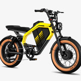LUCKEEP M5 Ultra 20" Motocyclette Électrique Tout Terrain 1000W*2 Moteurs Doubles 52V 20Ah+20Ah Batterie