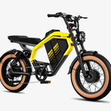 LUCKEEP M5 Ultra 20" Motocyclette Électrique Tout Terrain 1000W*2 Moteurs Doubles 52V 20Ah+20Ah Batterie
