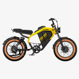 LUCKEEP M5 Ultra 20" Motocyclette Électrique Tout Terrain 1000W*2 Moteurs Doubles 52V 20Ah+20Ah Batterie