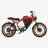 LUCKEEP M5 Ultra 20" Motocyclette Électrique Tout Terrain 1000W*2 Moteurs Doubles 52V 20Ah+20Ah Batterie