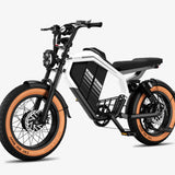 LUCKEEP M5 Ultra 20" Motocyclette Électrique Tout Terrain 1000W*2 Moteurs Doubles 52V 20Ah+20Ah Batterie