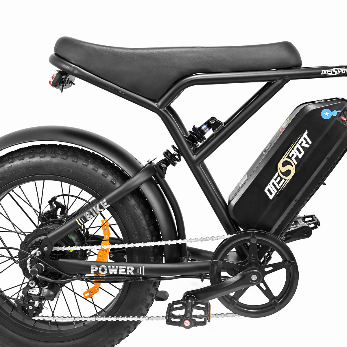 Transmission de vélo électrique OneSport ONES3 noire