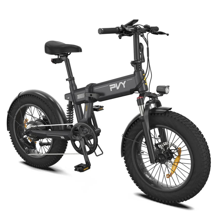 PVY Turbo 20" Vélo électrique pliant 250W Moteur 48V 13Ah Batterie