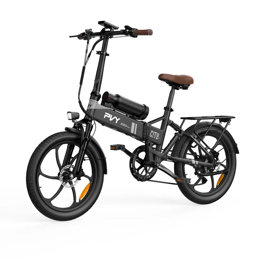 PVY Z20 Max 20" Vélo électrique pliant 250W Moteur 36V 15Ah+10,6Ah Double Batteries