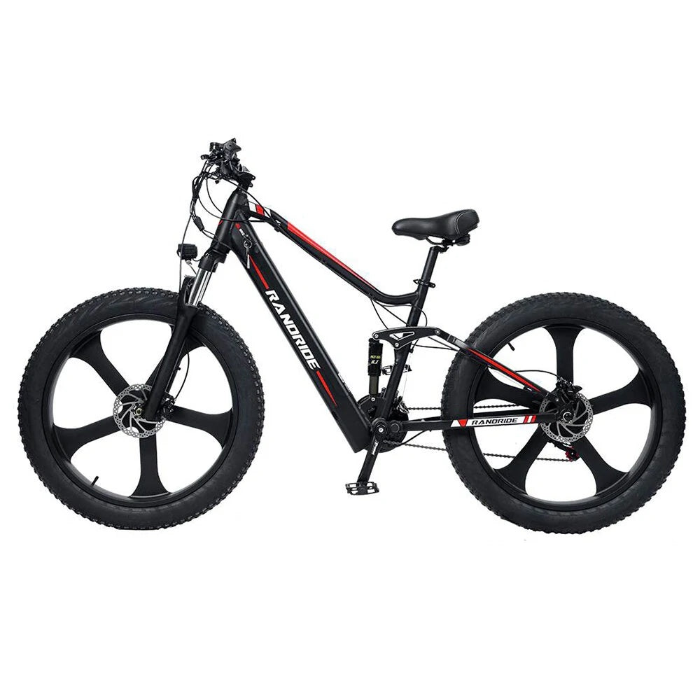 RANDRIDE YX90M 26" Vélo électrique de montagne 1000W Moteur 48V 13,6Ah Batterie