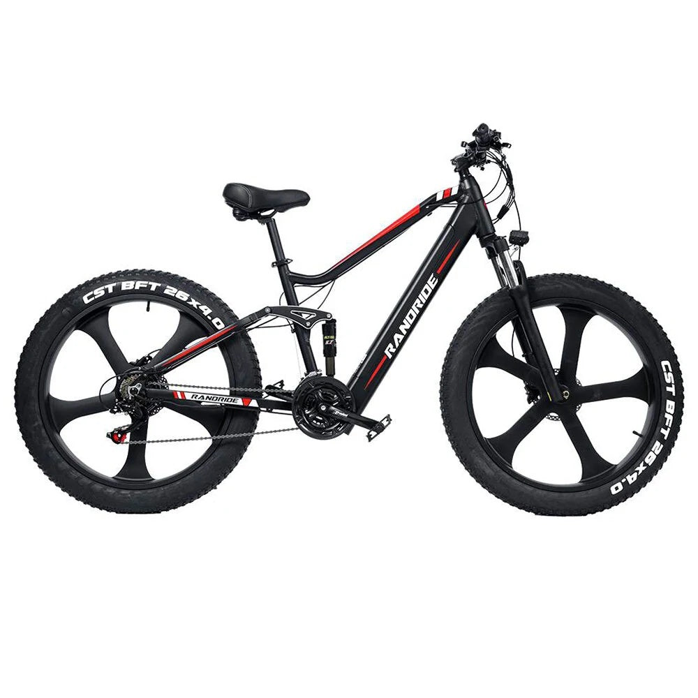 RANDRIDE YX90M 26" Vélo électrique de montagne 1000W Moteur 48V 13.6Ah Batterie