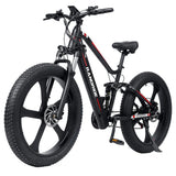 RANDRIDE YX90M 26" Vélo électrique de montagne 1000W Moteur 48V 13.6Ah Batterie