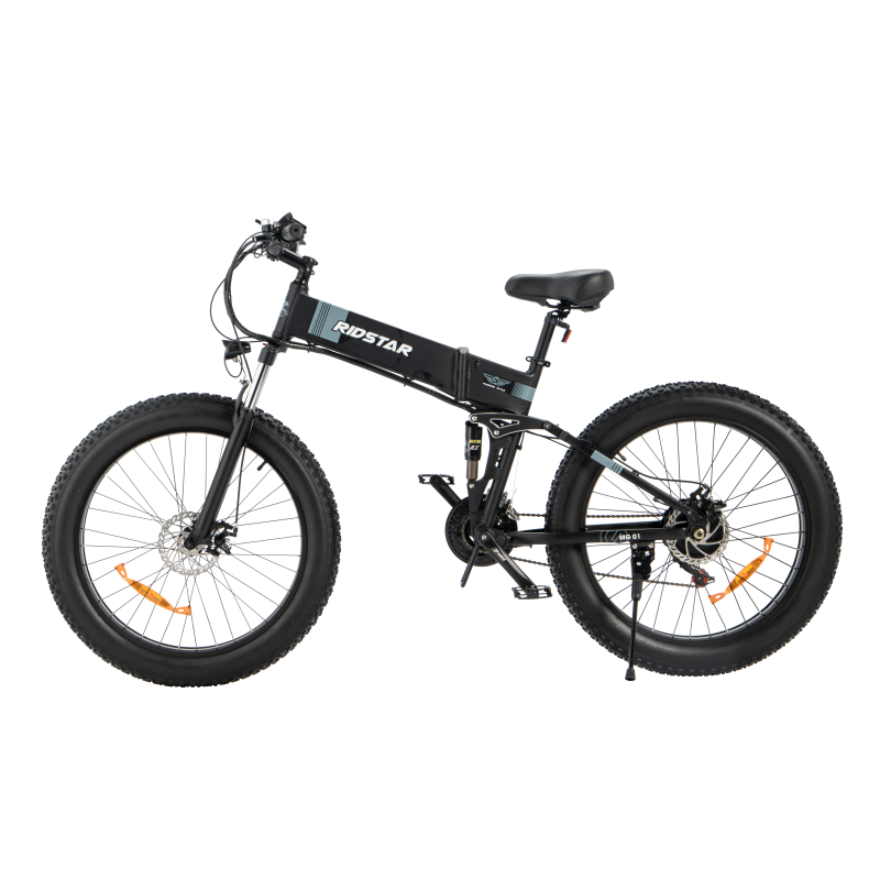 Ridstar H26 26" Vélo électrique pliant 1000W Moteur 48V 15Ah Batterie