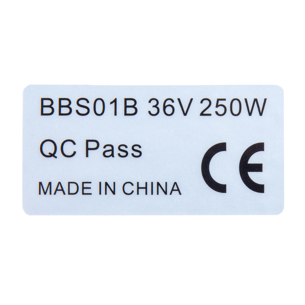 SHENGMILO Moteur Label E-Bike homologué 36V 250W