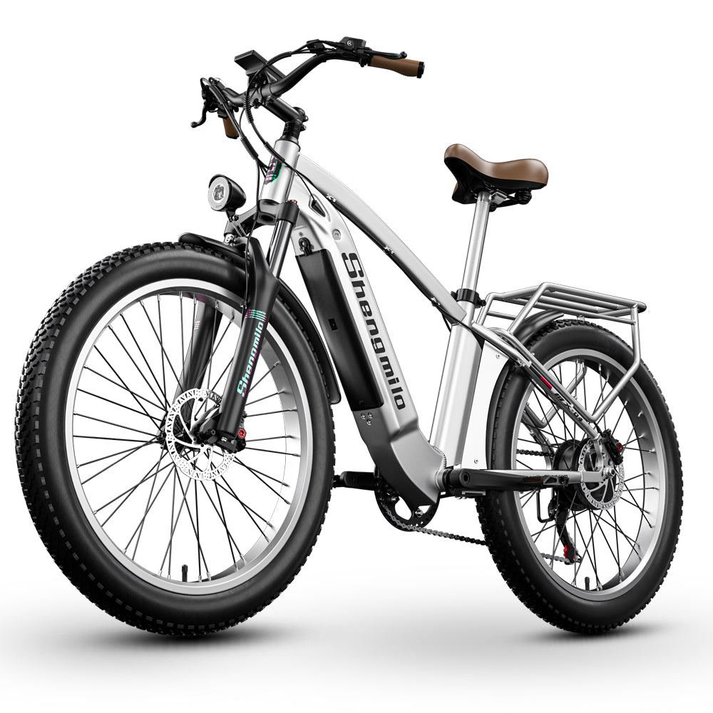 Shengmilo MX04 26" Fat Tire Vélo électrique rétro 500W Moteur 48V 15Ah Batterie